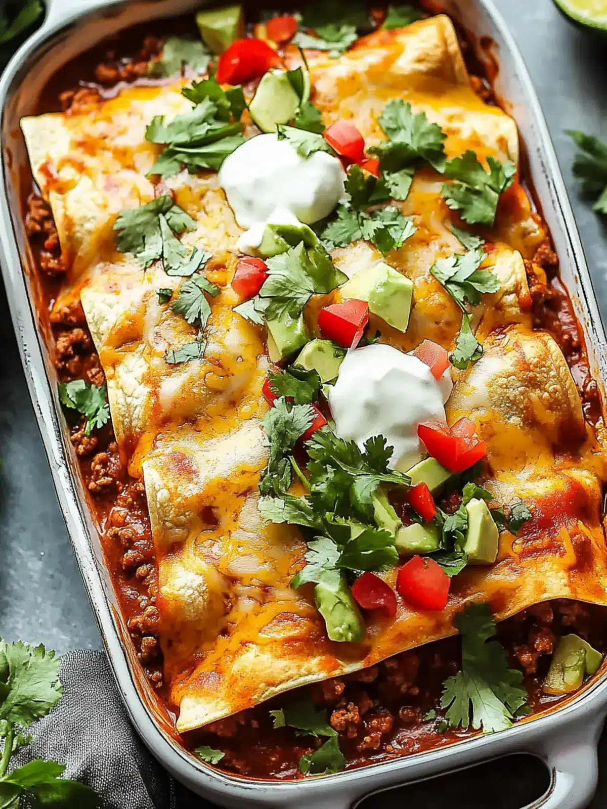 Savor the Flavor of Easy Ground Beef Enchiladas Tonight 3 Easy Ground Beef Enchiladas