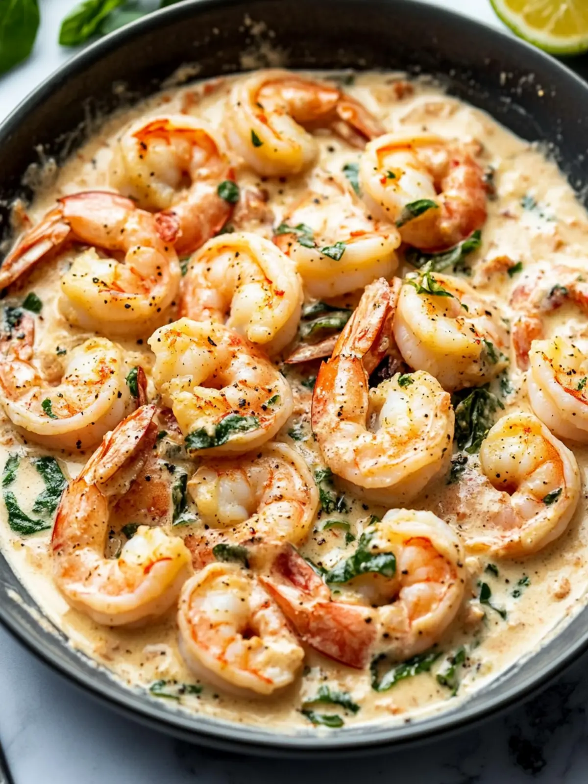 Indulge in Easy Creamy Tuscan Shrimp Recipe in Just 20 Minutes 4 Easy Creamy Tuscan Shrimp Recipe