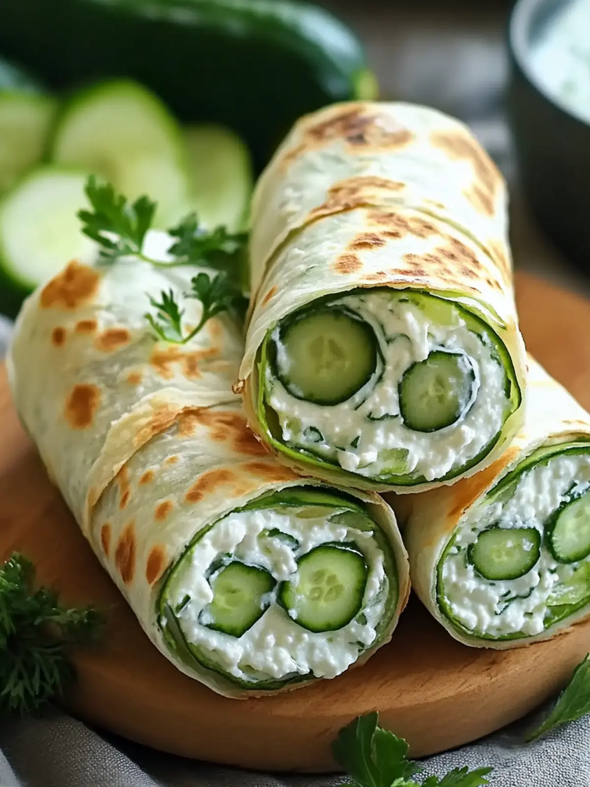 Cucumber Cottage Cheese Wraps: Crisp, Easy, and Totally Customizable 4 Cucumber Cottage Cheese Wraps: Easy, Crisp, and Customizable Delight