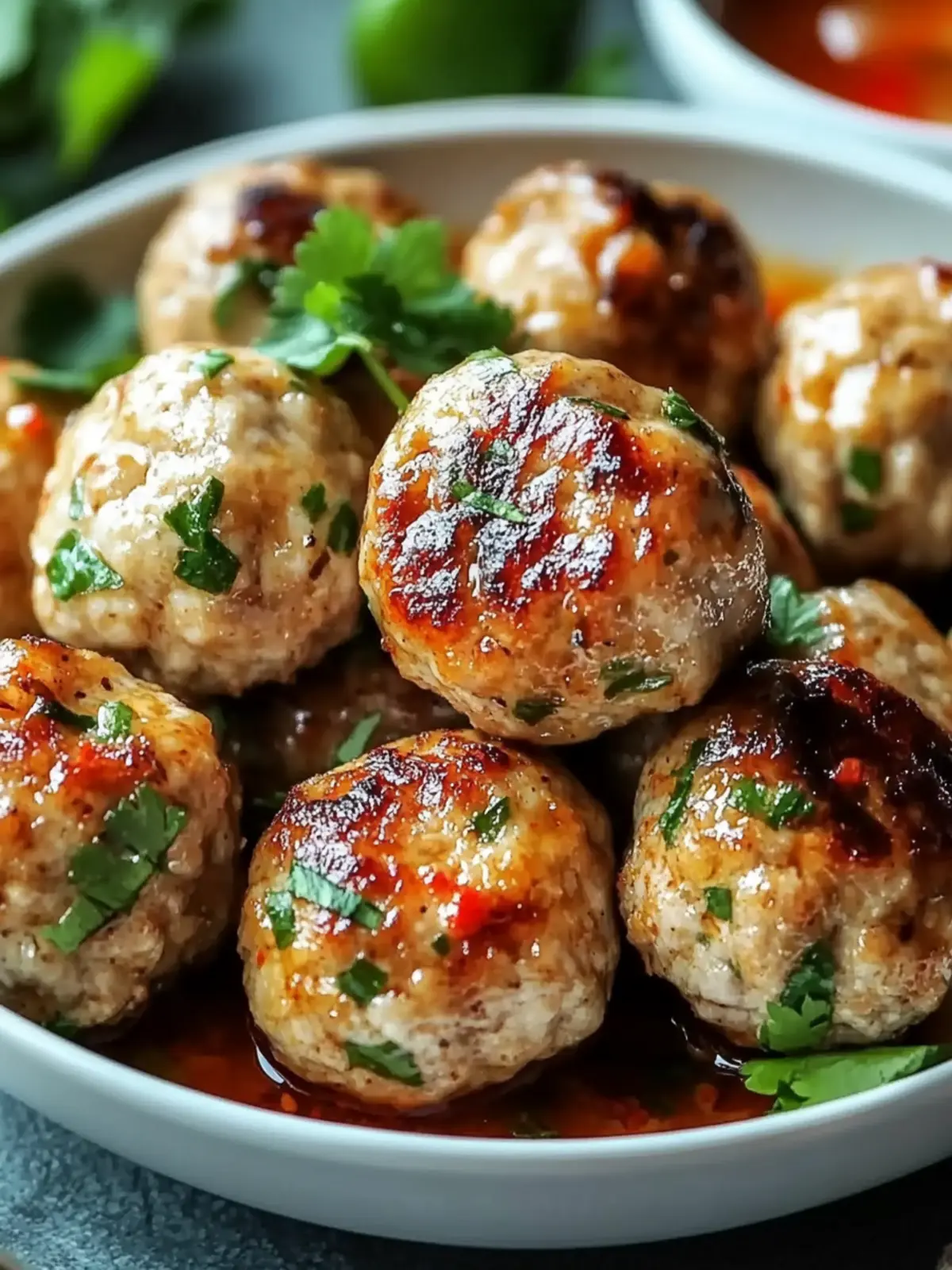 Irresistible Easy Thai Baked Chicken Meatballs You ll Love 4 Easy Thai Baked Chicken Meatballs