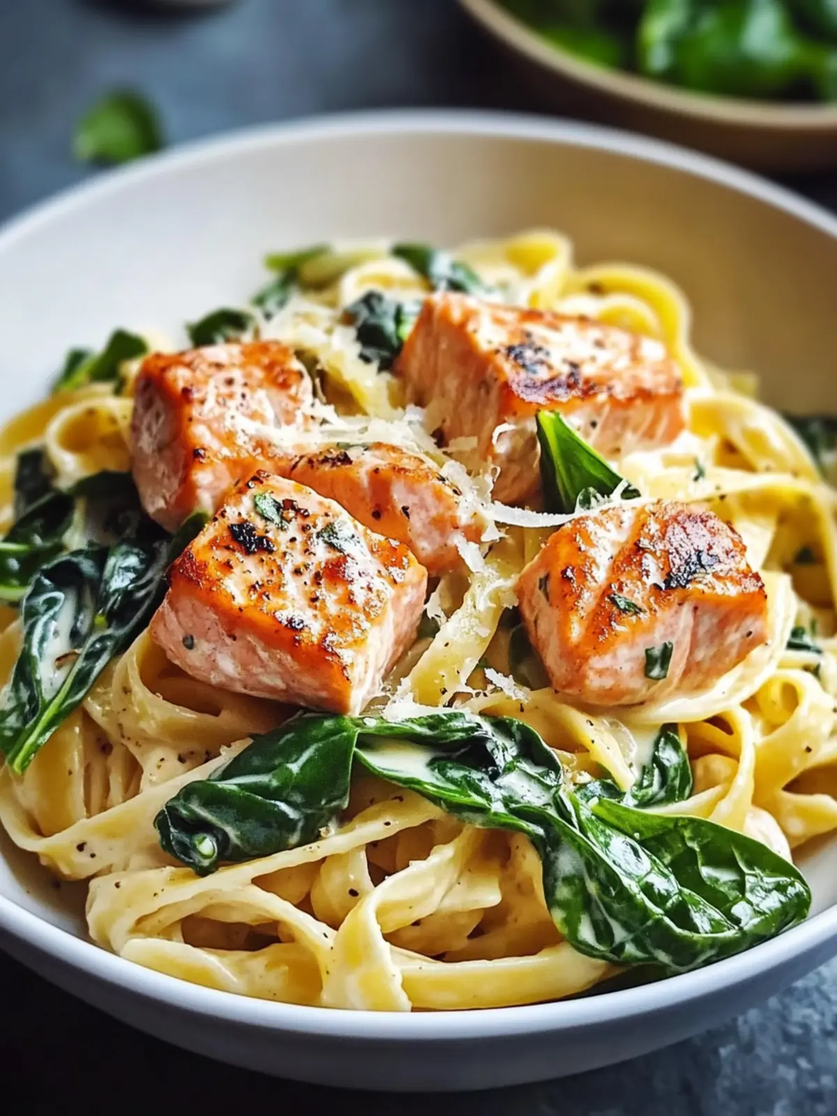 Creamy Spinach Salmon Pasta That Elevates Your Dinner Game 4 Creamy Spinach Salmon Pasta
