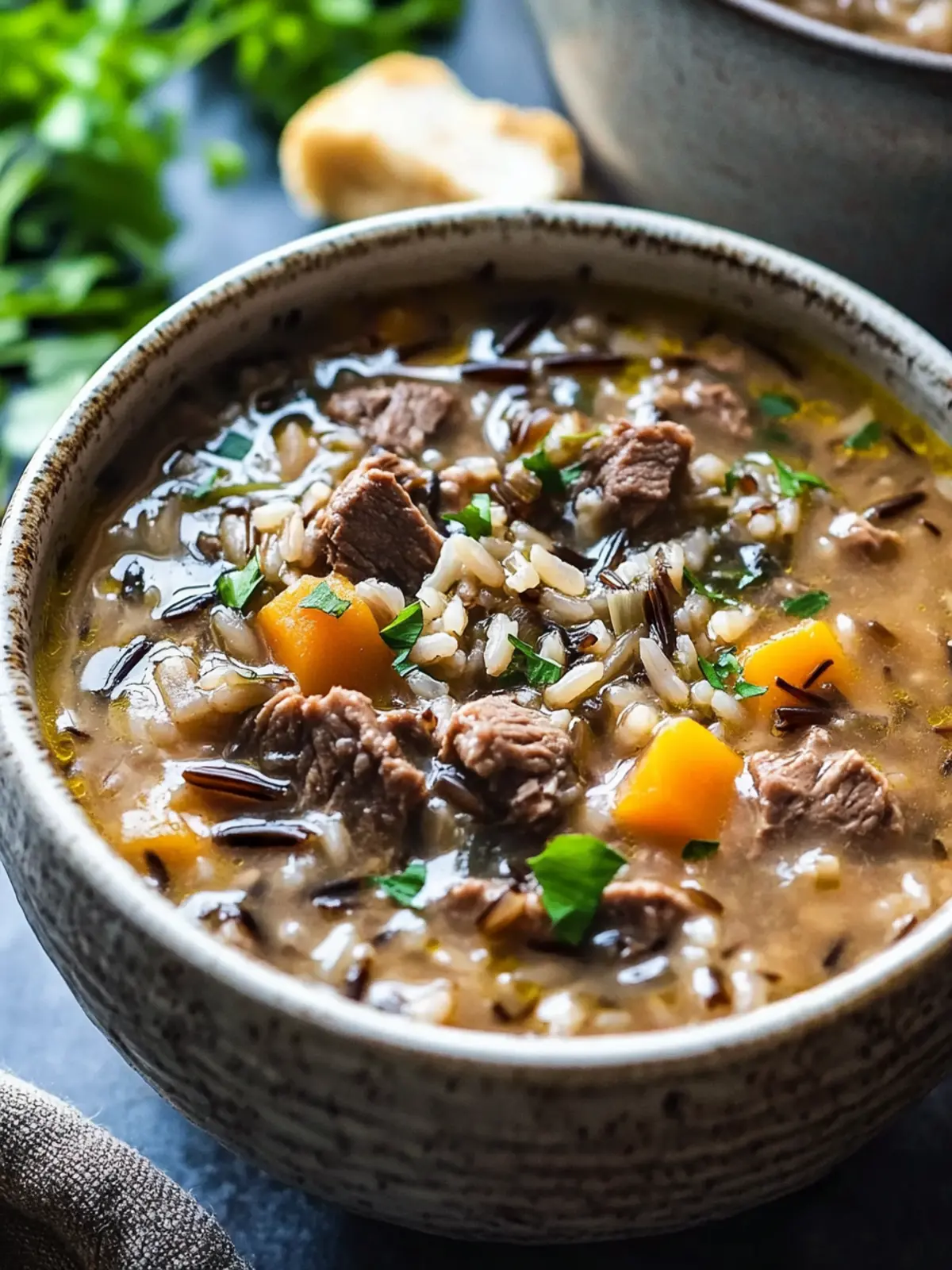 Beef and Wild Rice Soup: Cozy Comfort in Every Spoonful 2 Beef and Wild Rice Soup