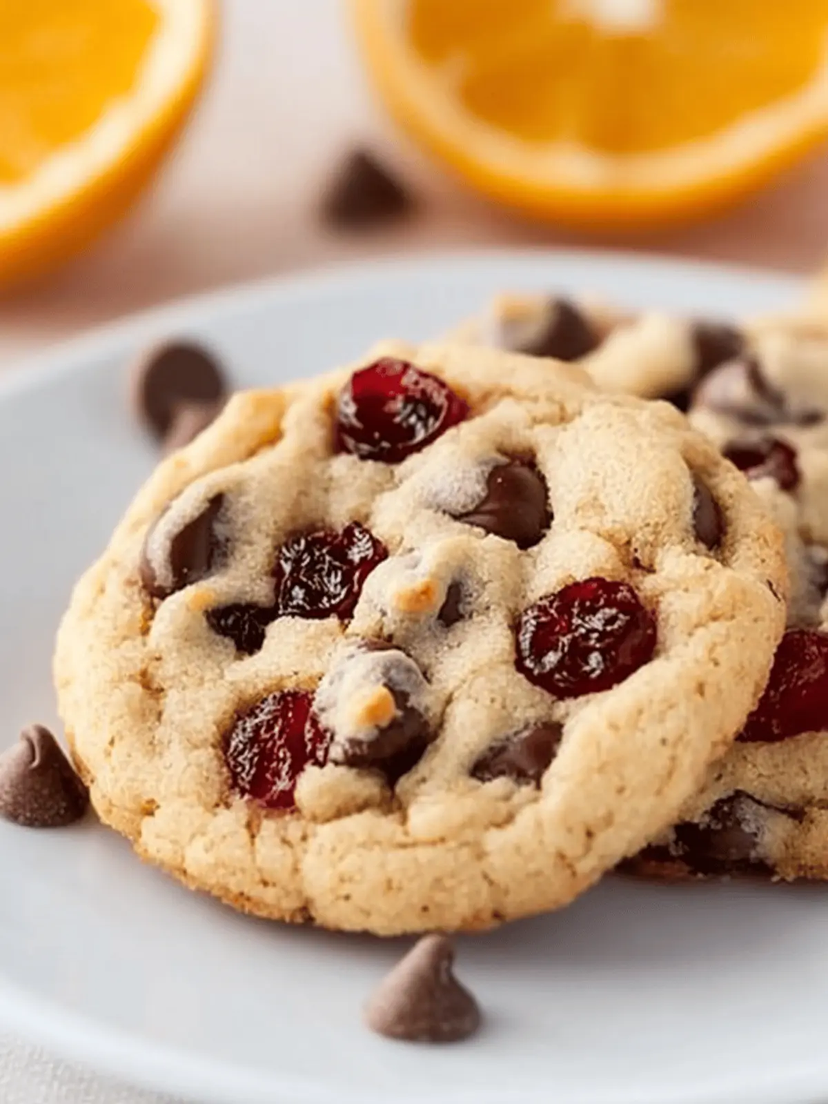 Irresistible Orange Cranberry Chocolate Chip Cookies Delight 3 Orange Cranberry Chocolate Chip Cookies
