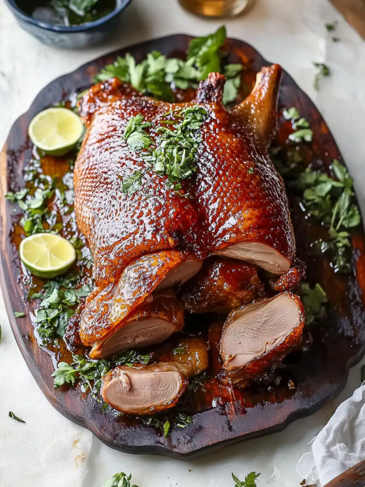 Five Spice Roasted Duck with a Flavorful Tea Glaze Recipe 4 Five Spice Roasted Duck