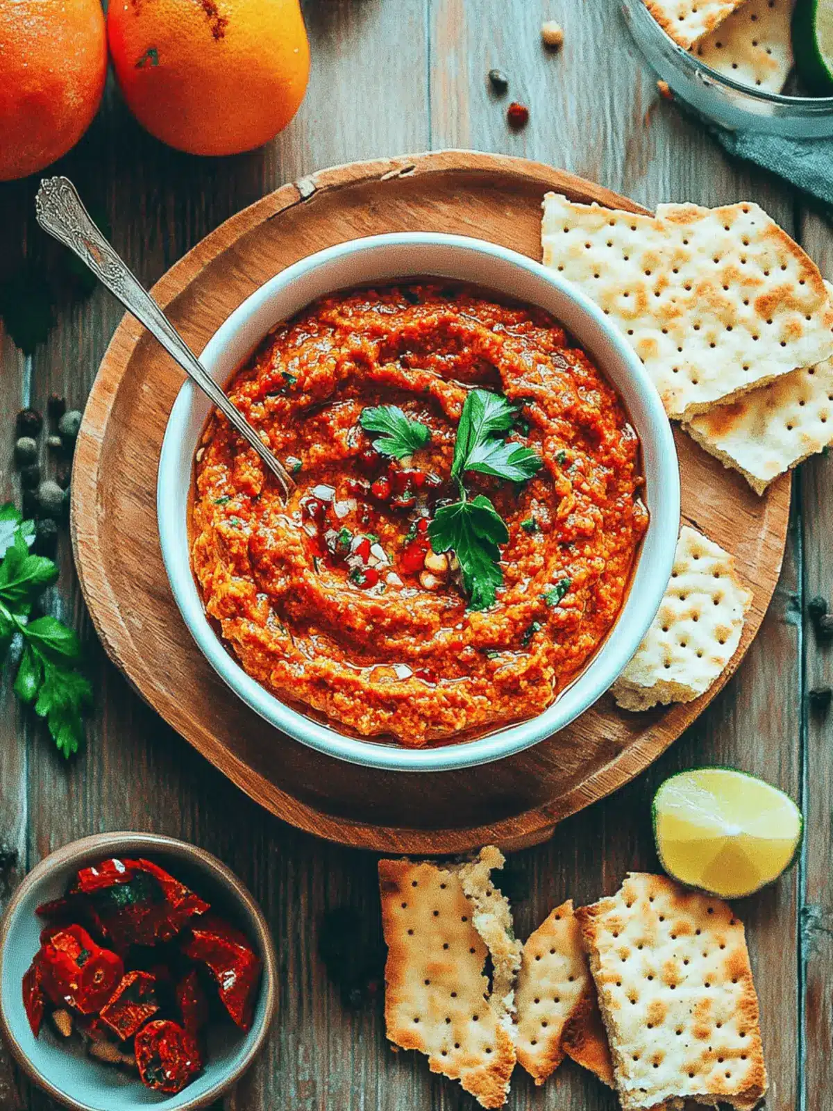 Easy Muhammara Dip Recipe for a Flavorful Vegan Snack 2 Easy Muhammara Dip