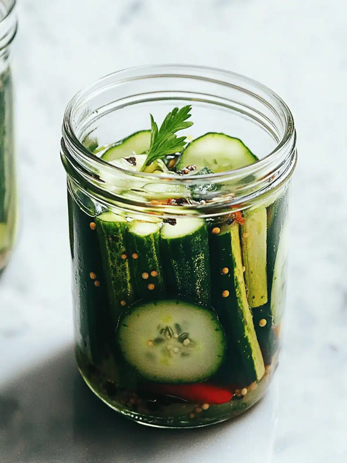 Delicious Quick Refrigerator Pickles in Under 2 Hours 2 Quick Refrigerator Pickles