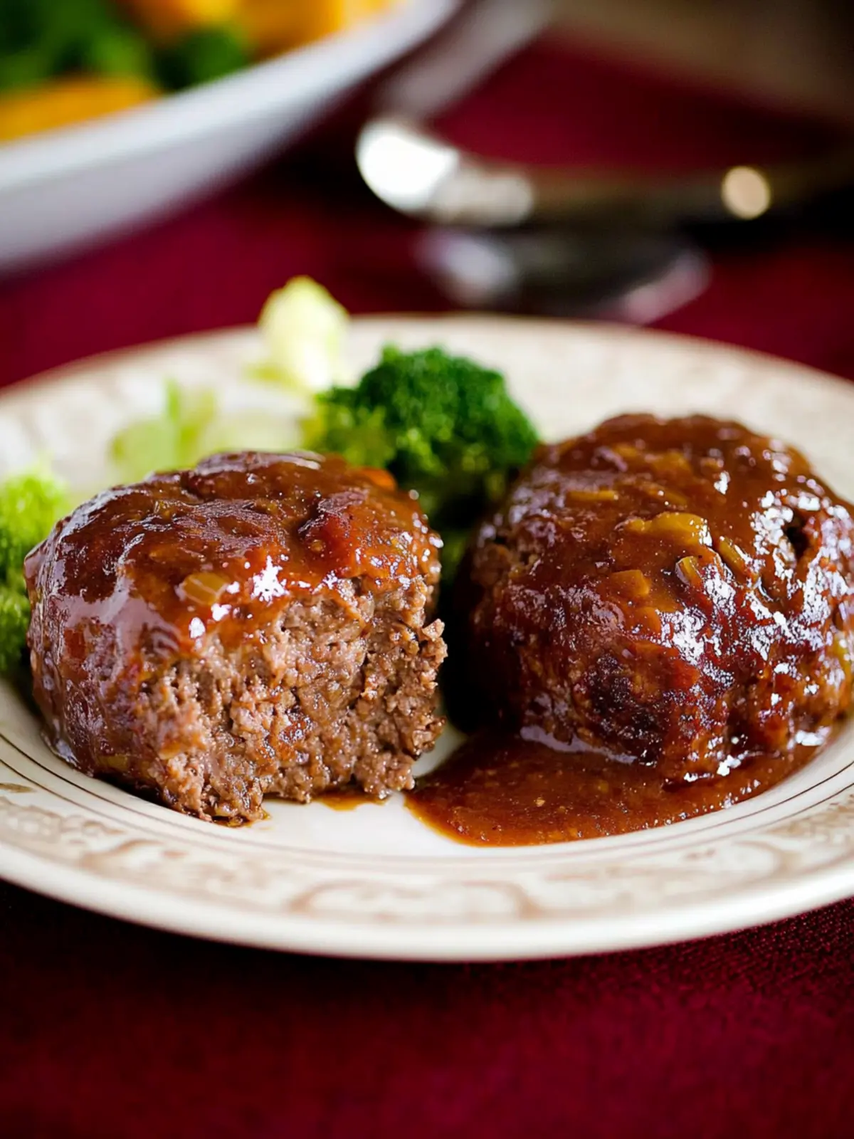 Delicious Meatloaf Cakes with Sweet BBQ Sauce You ll Love 2 Meatloaf Cakes