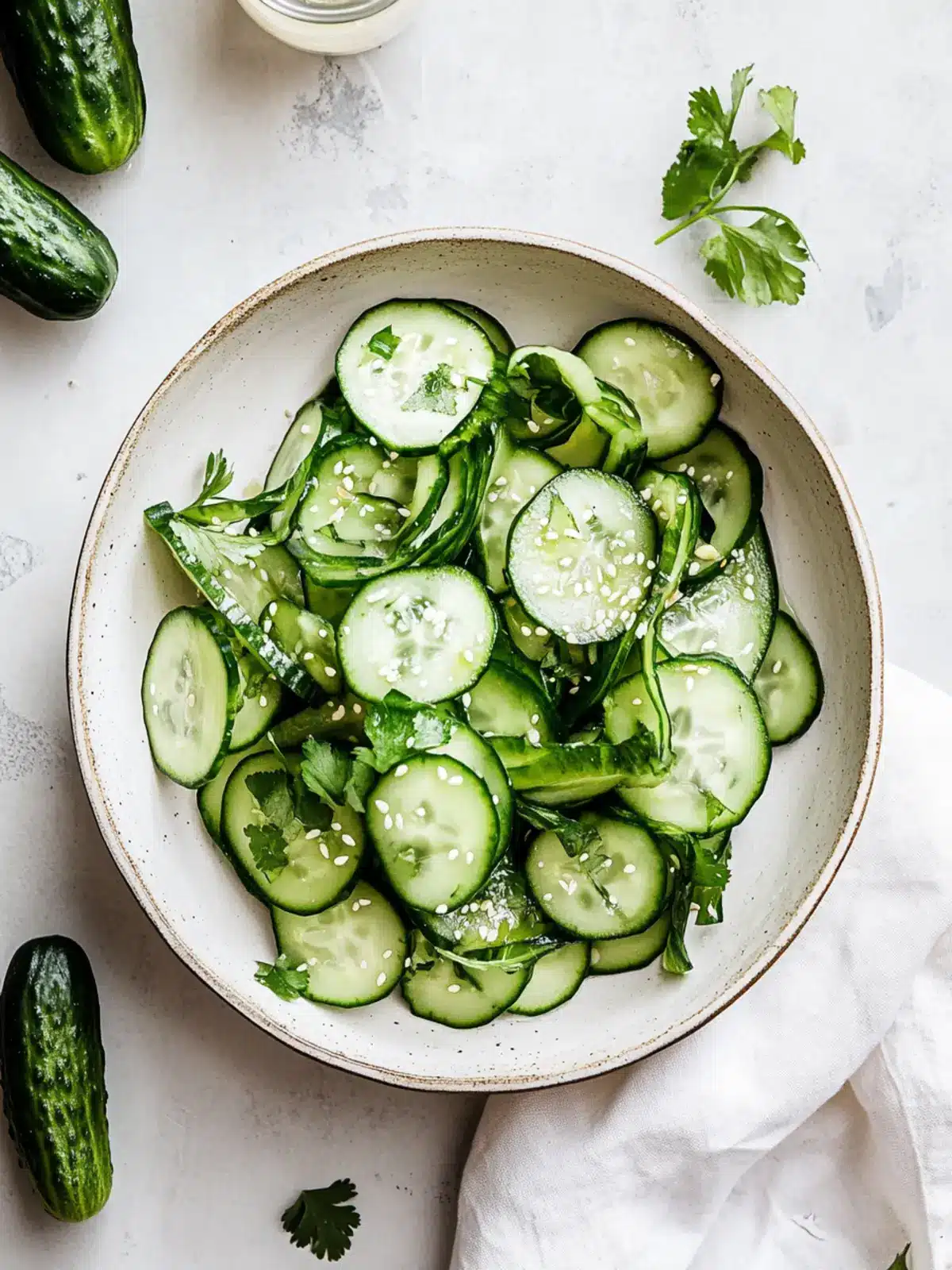 Zesty Asian Cucumber Salad That's Refreshingly Easy to Make 3 Asian Cucumber Salad