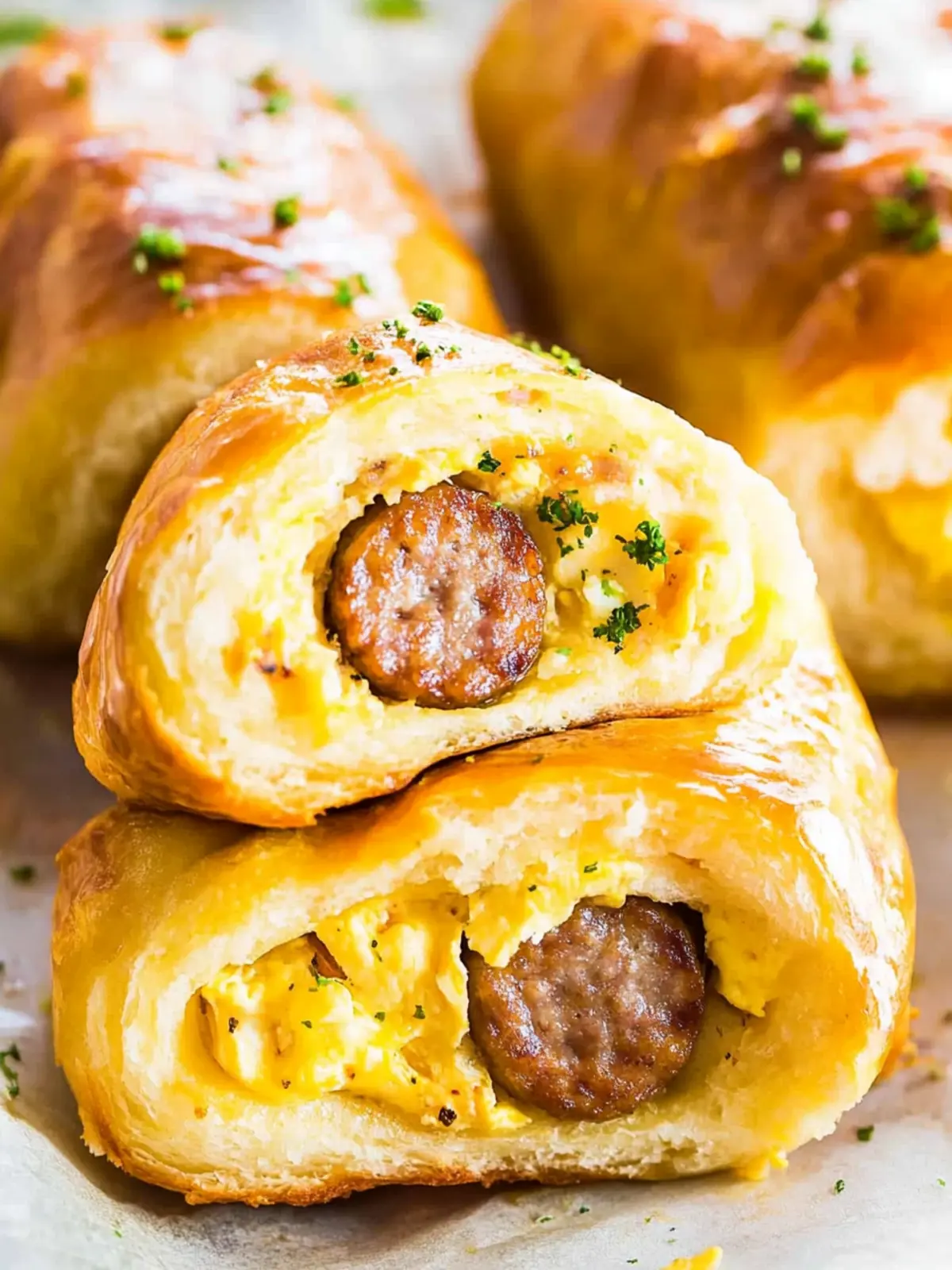 Sausage and Egg Breakfast Rolls: Quick, Tasty, and Healthy 3 Sausage and Egg Breakfast Rolls