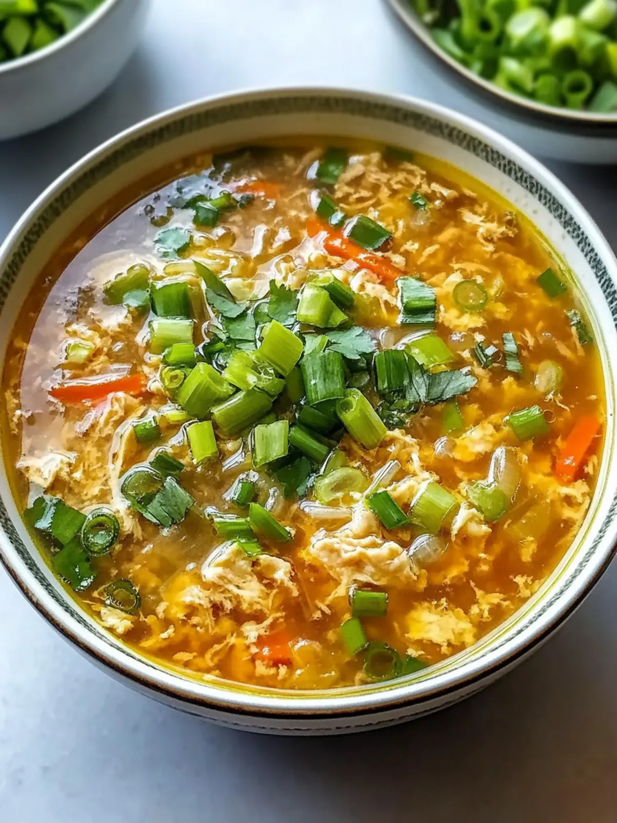 Cozy & Easy One-Pot Egg Roll Soup Bursting with Flavor 4 Cozy & Easy One-Pot Egg Roll Soup with Green Onions and Ginger