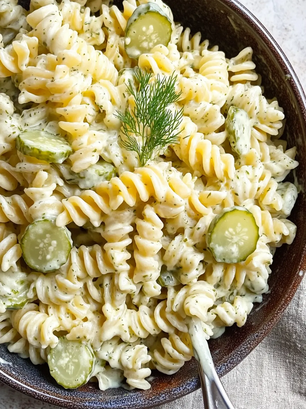 Dill Pickle Pasta Salad: A Refreshing Twist for Summer Gatherings 3 Dill Pickle Pasta Salad