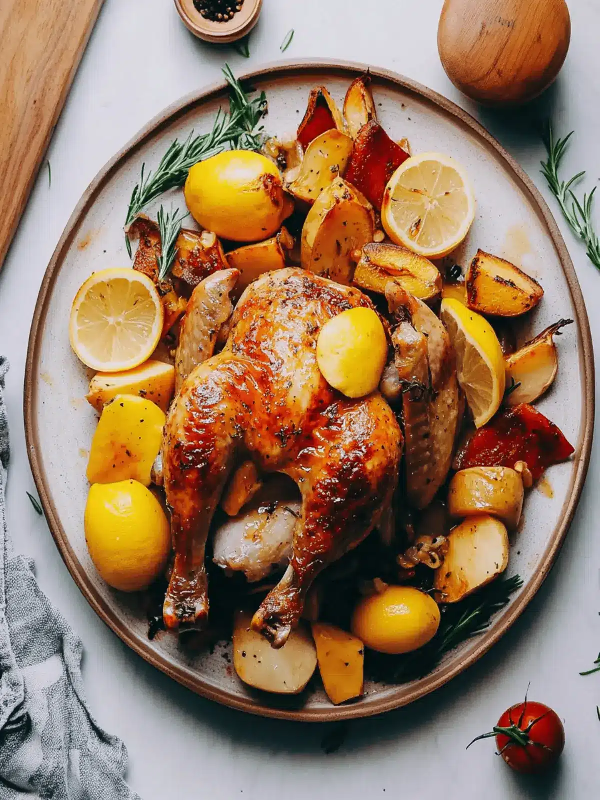 Savory Lemon & Herb Roasted Chicken for Ultimate Flavor 3 Lemon & Herb Roasted Chicken