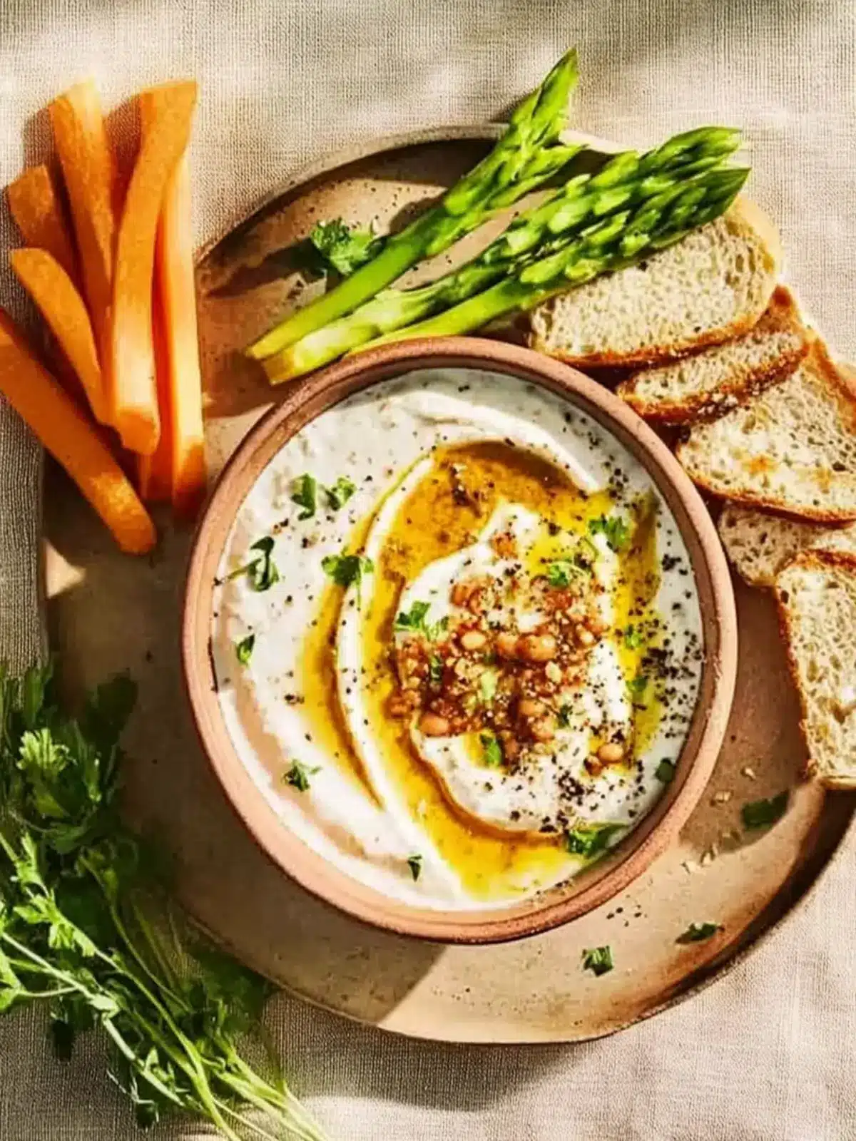 Creamy Butter Bean Dip with Spicy Garlic Drizzle Delight 2 Butter bean dip