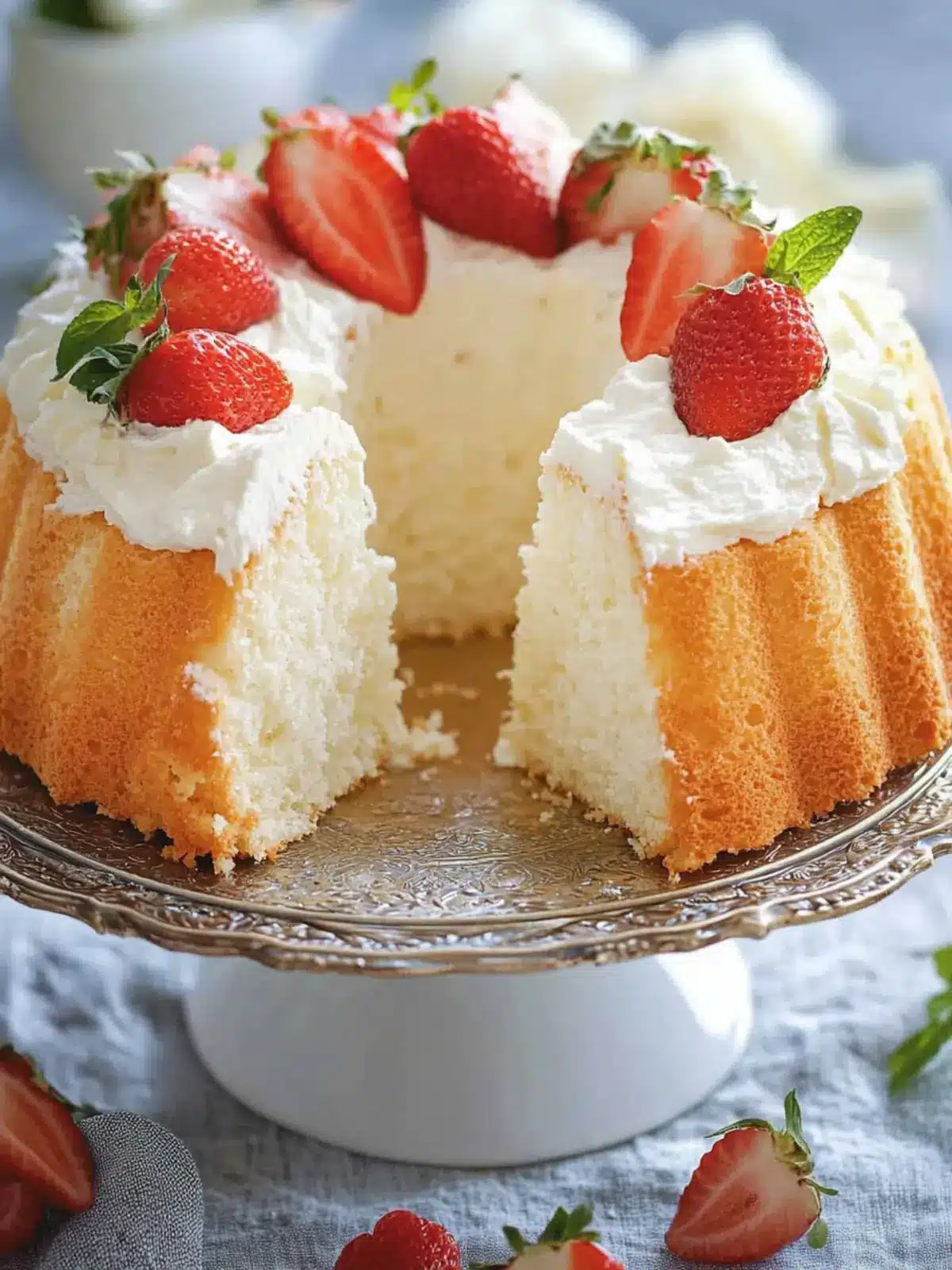 Angel Food Cake Recipe: A Sweet Mother's Day Surprise 2 Angel Food Cake Recipe- To celebrate mother's day