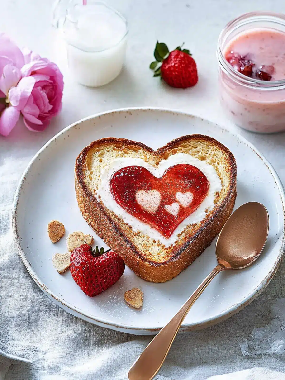 Heartfelt Valentine's Day Cinnamon Toast That Wows! 2 Valentine's Day Cinnamon Toast