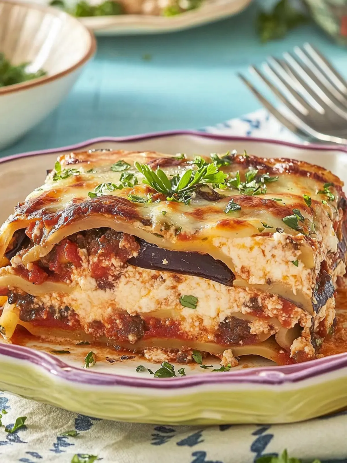 Irresistible Eggplant Lasagna: A Healthier Twist on Tradition 3 Eggplant Lasagna