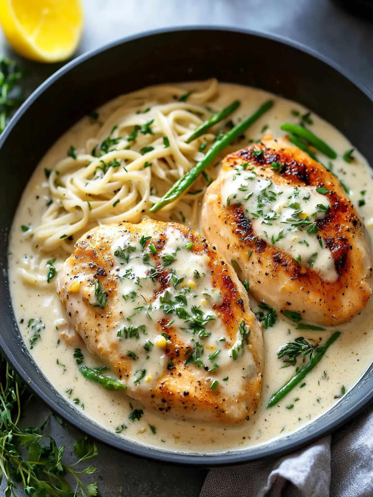 Creamy Garlic Herb Chicken: Quick Comfort for Busy Nights 4 Creamy Garlic Herb Chicken