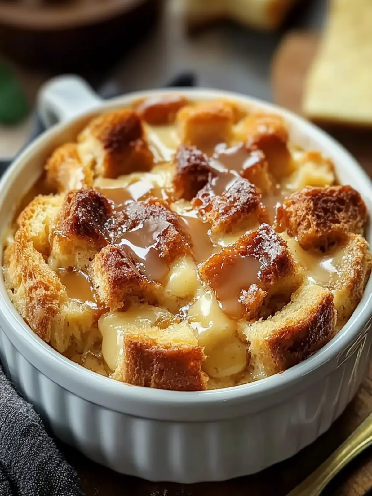 Delicious Bread Pudding Recipe with Vanilla Caramel Sauce 4 Bread Pudding Recipe with Vanilla Caramel Sauce