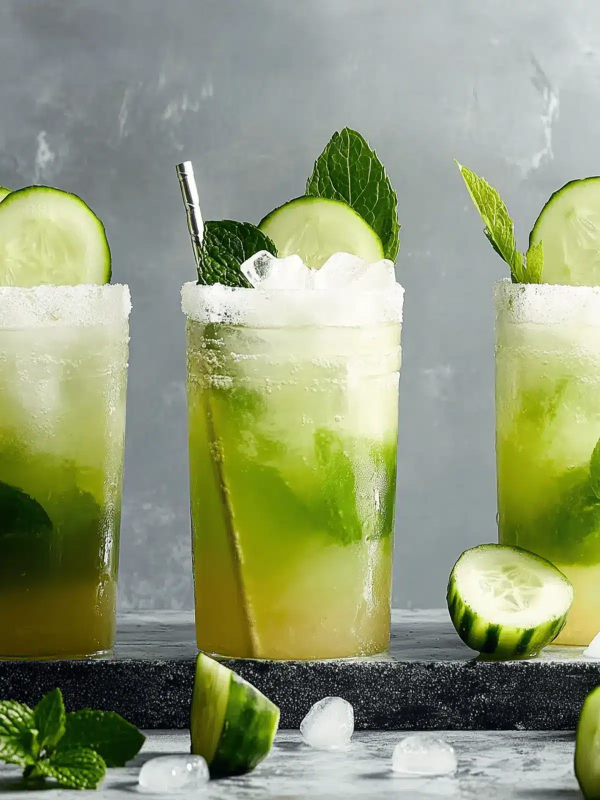 Cool Off with a Cucumber-Melon Mojito Refreshing & Simple 2 Cucumber-Melon Mojito
