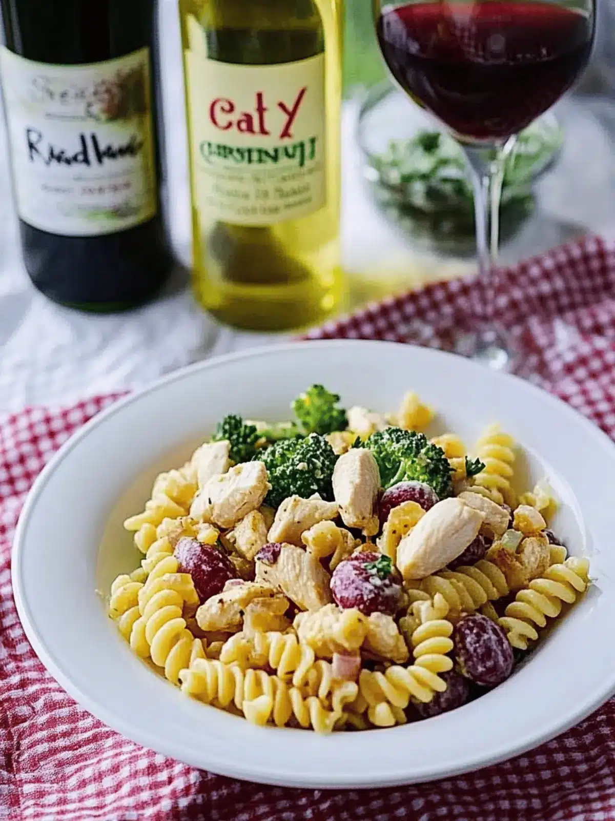 Cordon Bleu Chicken Pasta Salad That's Perfect for Summer Picnics 4 Cordon Bleu Chicken Pasta Salad