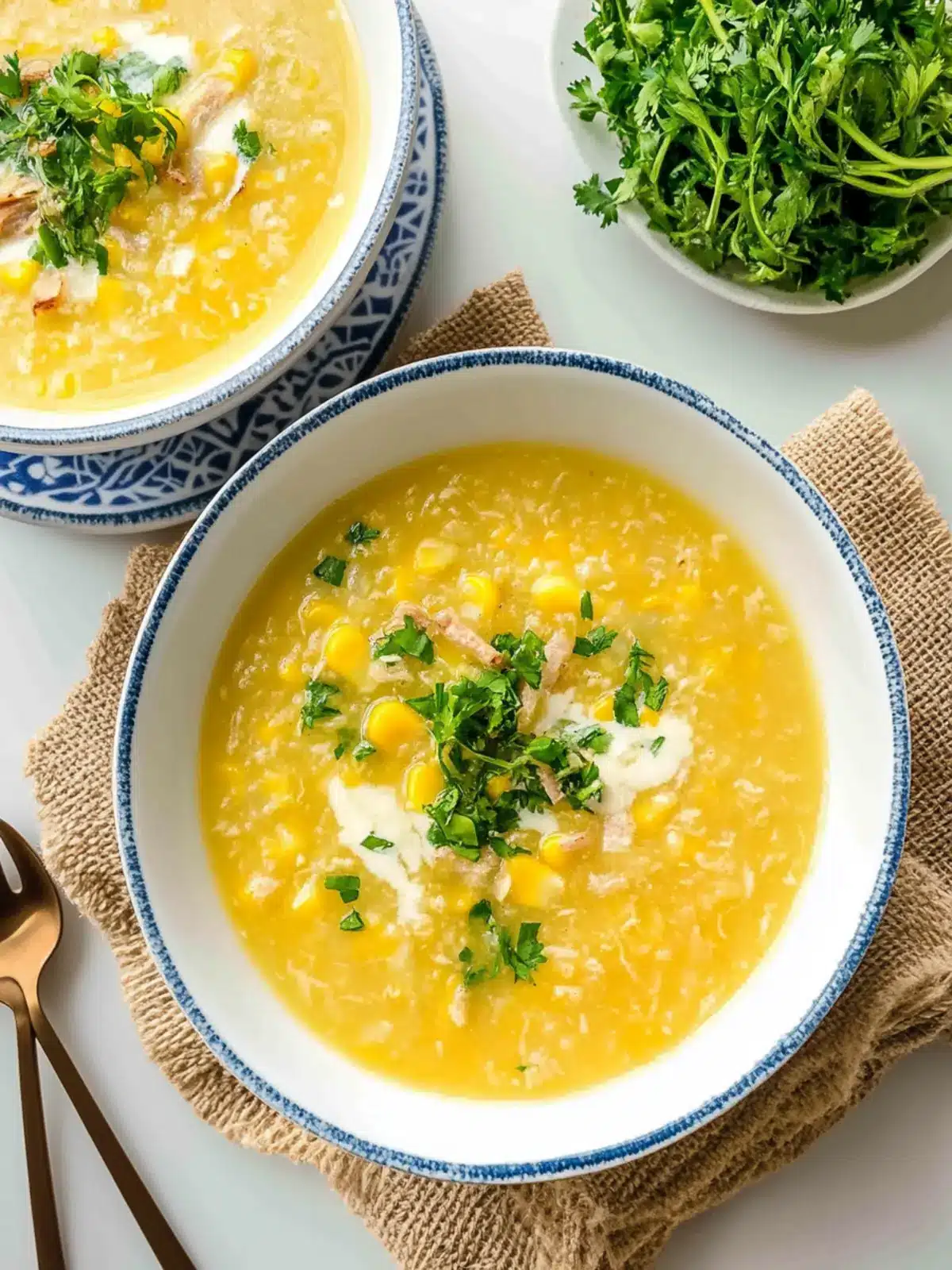 Comforting Corn Soup Creamy, Quick, and Irresistibly Delicious 4 Corn Soup