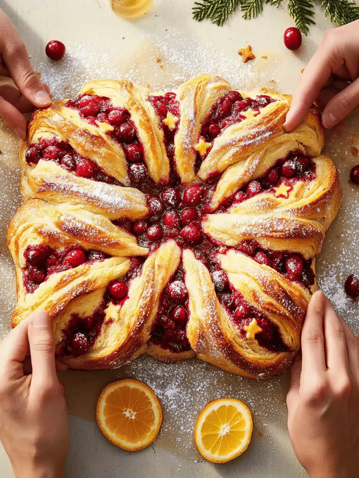 Cranberry-Orange Star Bread: Your Festive Baking Star! 3 Cranberry-Orange Star Bread