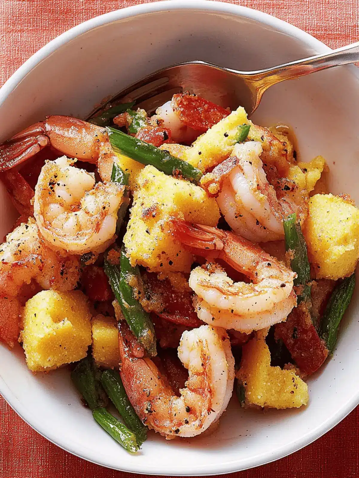 Delicious Salt-and-Pepper Shrimp With Crispy Polenta Bliss 3 Salt-and-Pepper Shrimp With Crispy Polenta