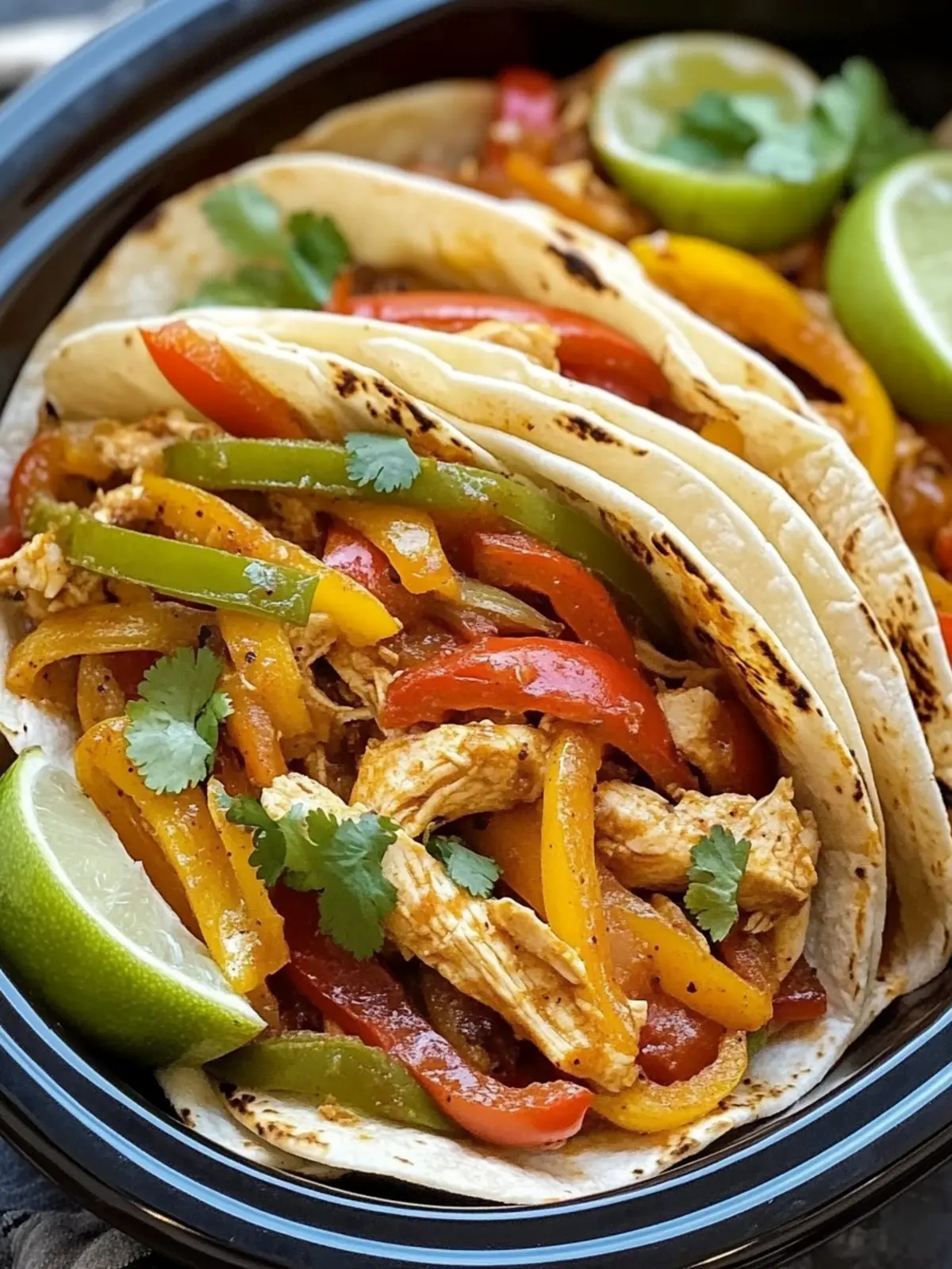 Crockpot Chicken Fajitas Recipe for Effortless Weeknight Bliss 3 Crockpot Chicken Fajitas Recipe