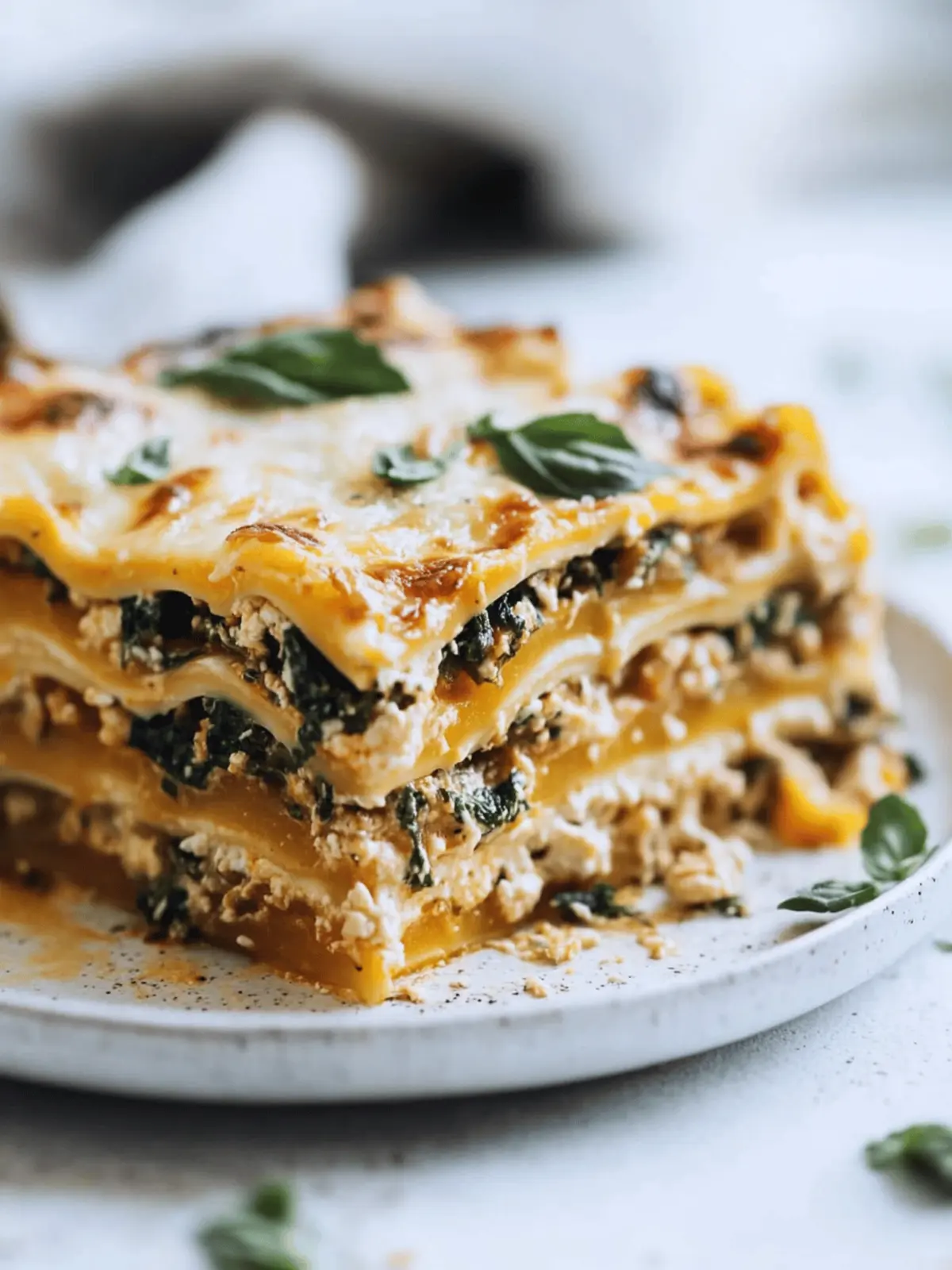Delicious Butternut Squash Lasagna: Vegan & GF Friendly 4 Butternut Squash Lasagna (Vegan, GF Optional)