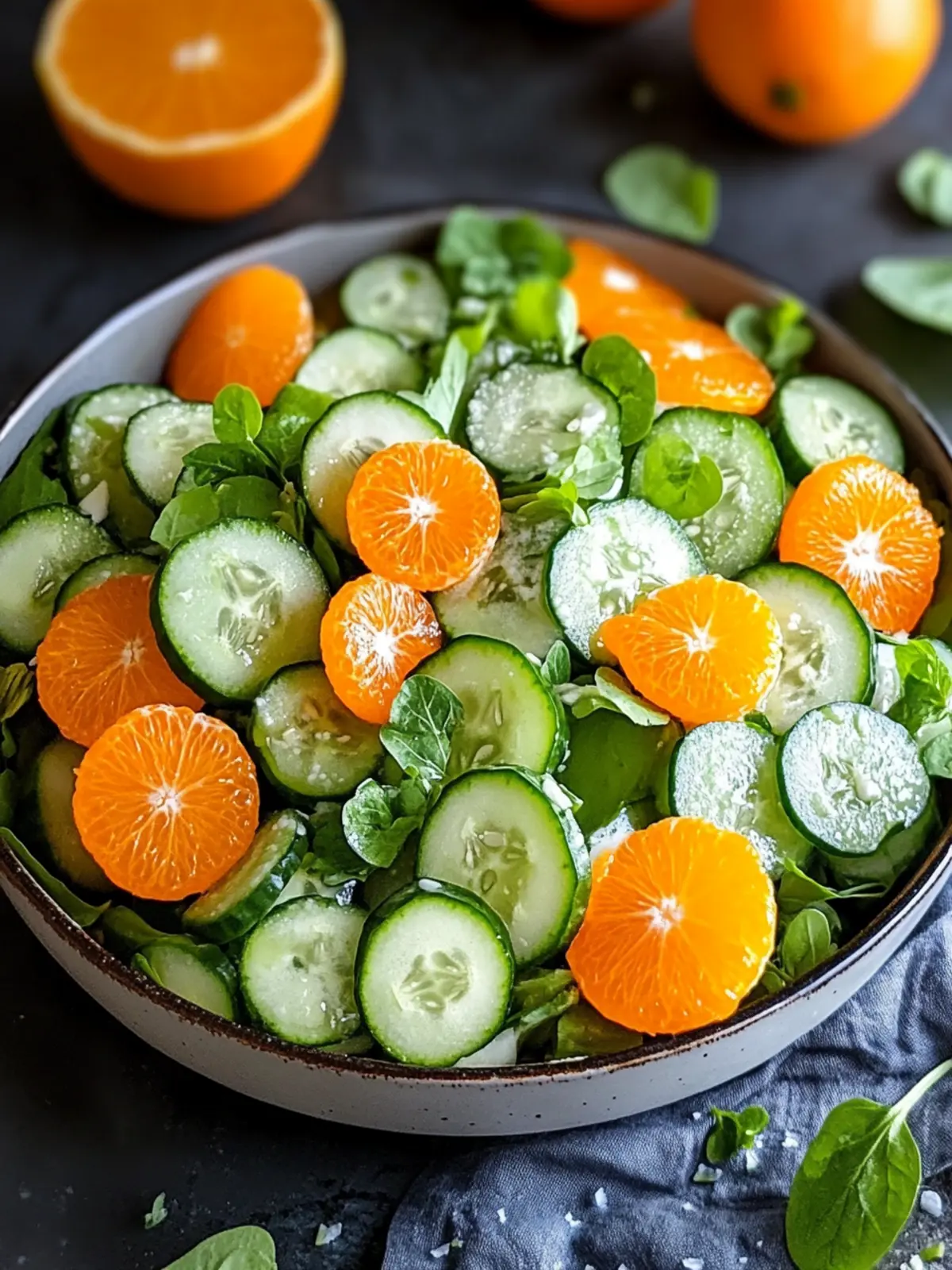 Vibrant Irish Flag Clementine Cucumber Salad to Brighten Meals 3 Irish Flag Clementine Cucumber Salad