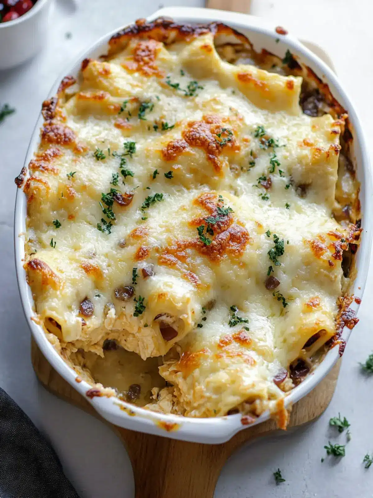 French Onion Chicken Lasagna Roll Ups Perfect for Valentine s Day 2 French Onion Chicken Lasagna Roll Ups- for valentine's day morning