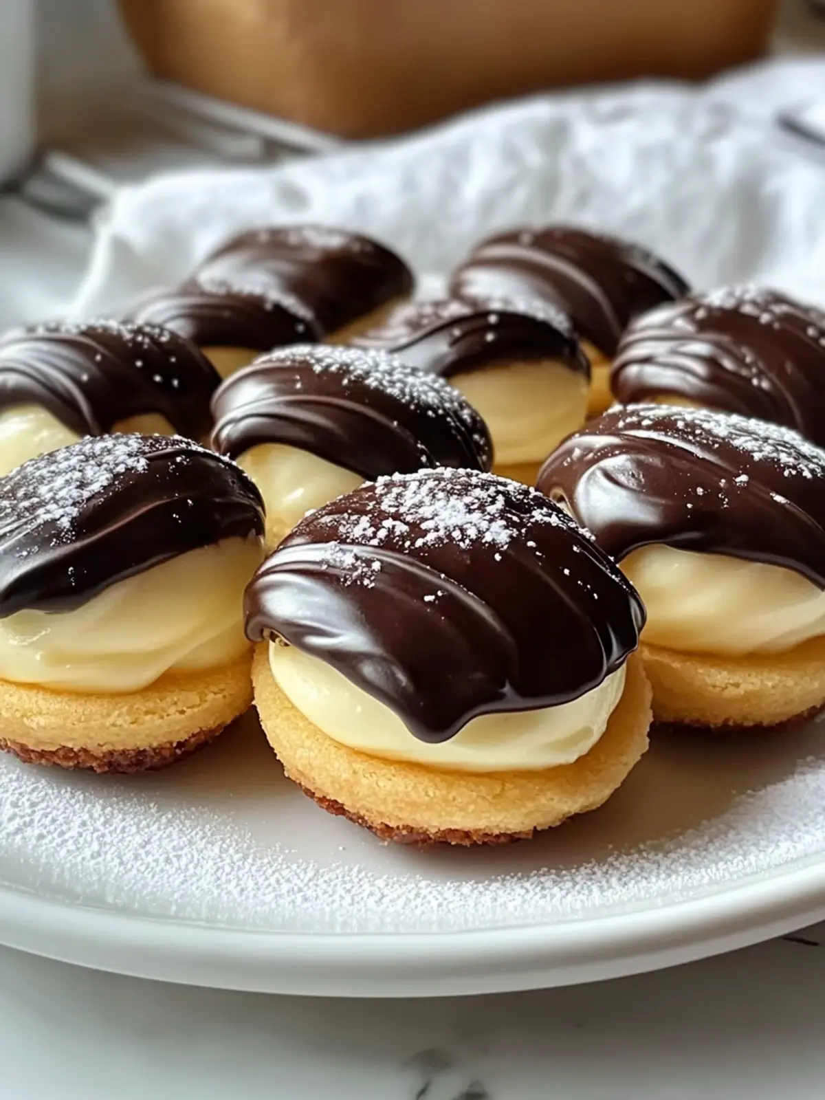 Delicious Boston Cream Pie Cookie Bites You Can t Resist 2 Boston Cream Pie Cookie Bites