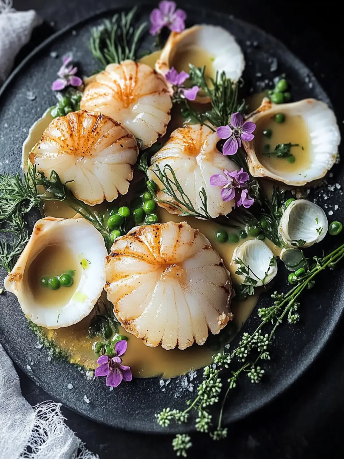 Bright and Zesty Spring Scallops: Your Quick Gourmet Fix 2 Spring Scallops