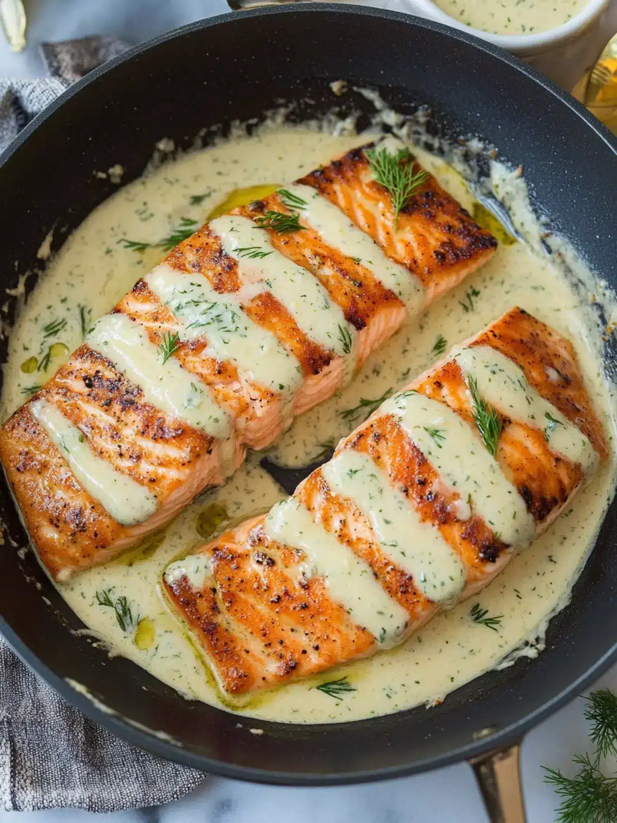 Salmon with Creamy Garlic Dijon Sauce for Rapid Gourmet Bliss 3 Salmon with Creamy Garlic Dijon Sauce