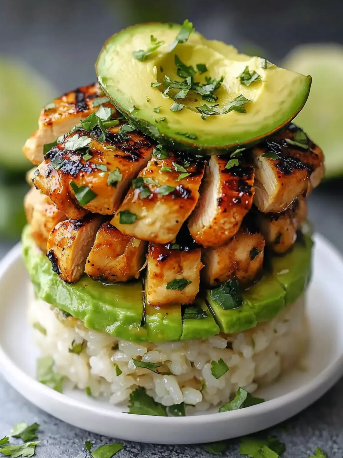 Honey Lime Chicken & Avocado Rice Stack for Effortless Meal Prep 3 Honey Lime Chicken & Avocado Rice Stack for Easy Meal Prep