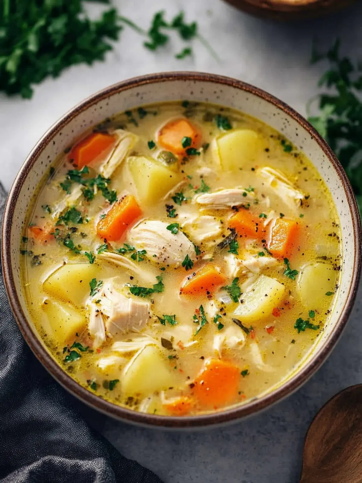 Comforting Chicken Soup with Potatoes for Cozy Nights 4 Comforting Chicken Soup with Potatoes