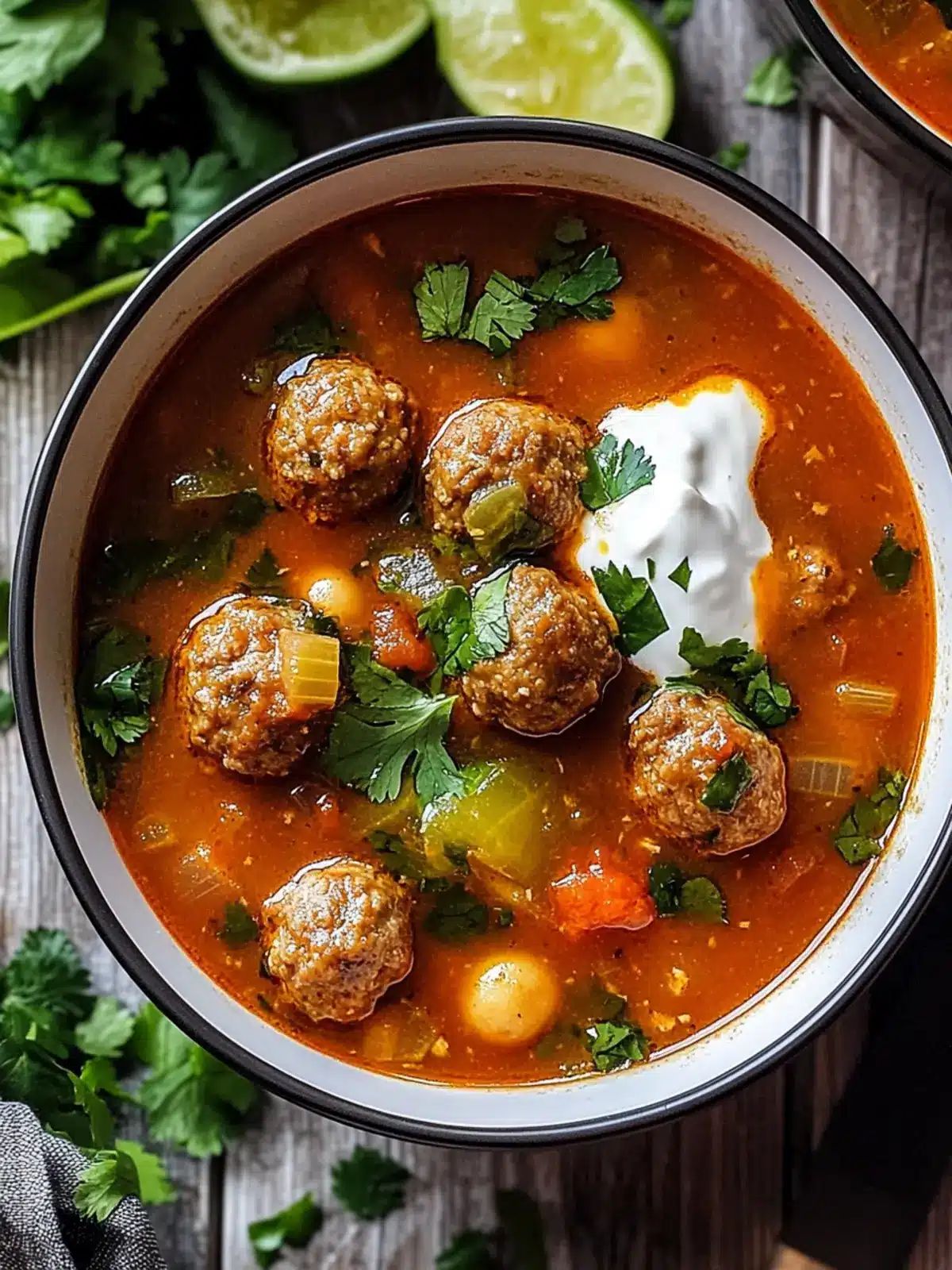 Smoky Chipotle Meatball Tortilla Soup for Cozy Nights 3 Smoky Chipotle Meatball Tortilla Soup