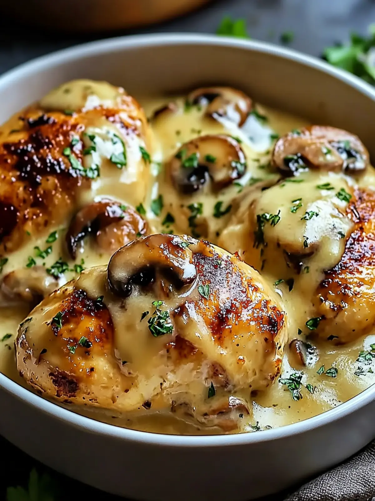 Cheesy Garlic Mushroom Chicken: Your New Favorite Comfort Dish 2 Cheesy Garlic Mushroom Chicken: An Incredible Ultimate Recipe