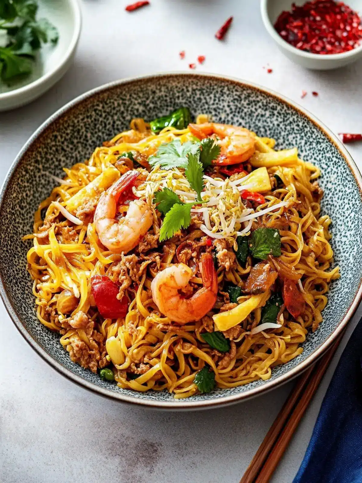 Nonya Hokkien Stir-Fried Noodles: A Lunar New Year Delight 3 Nonya Hokkien Stir-Fried Noodles- Longivity Lunar New Year Recipe