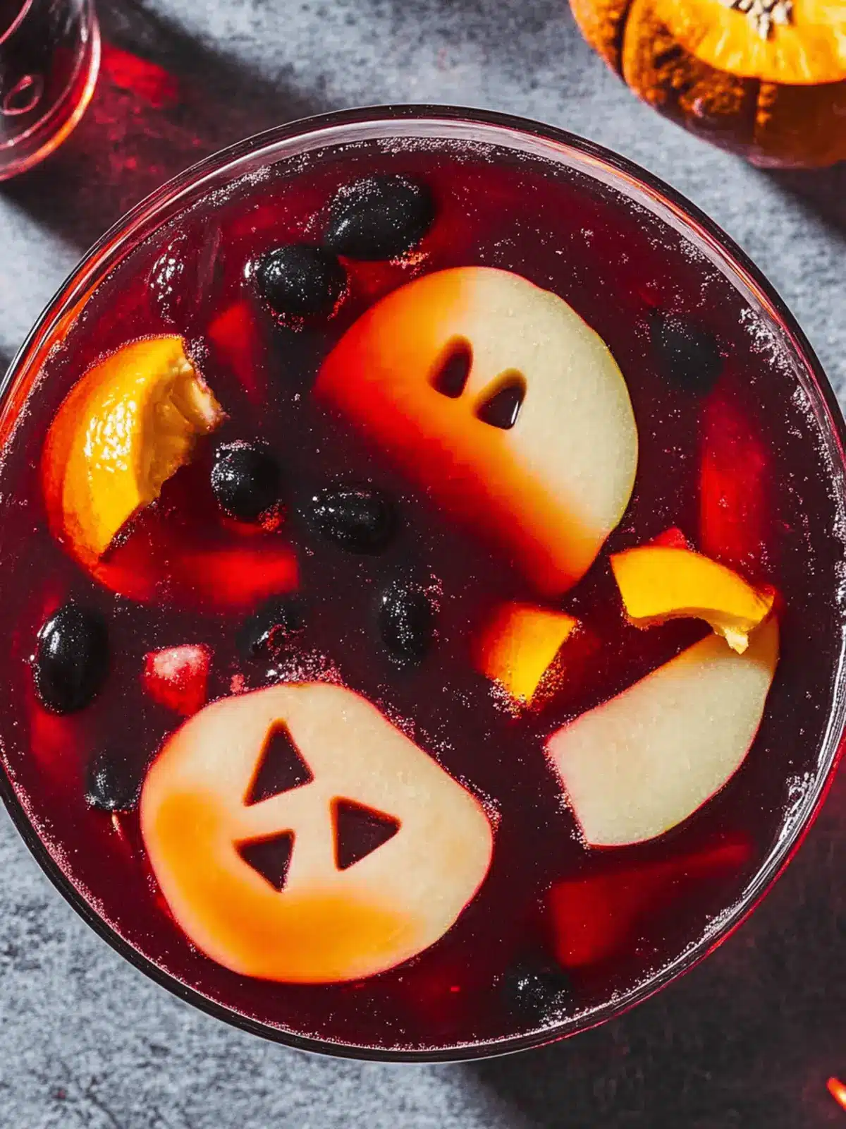 Spooky Halloween Sangria with Apple Ghosts for Festive Fun 4 Halloween Sangria