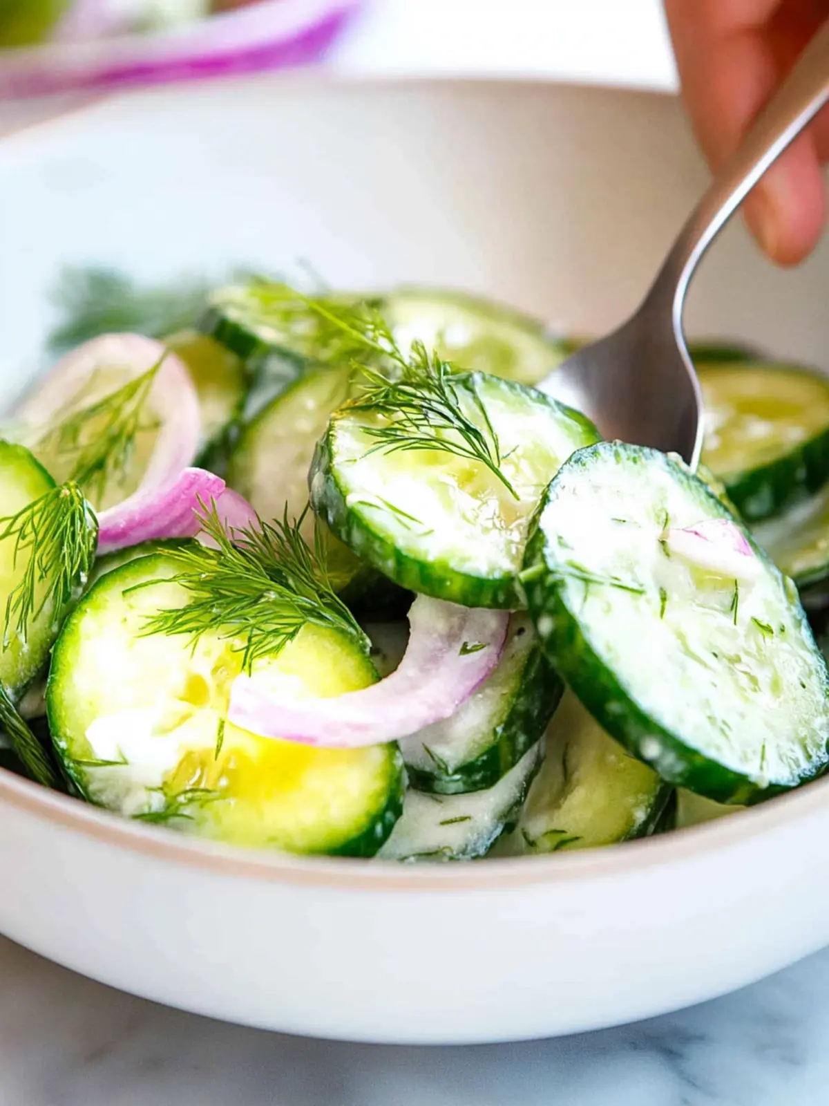 Refreshing Easy Creamy Cucumber Salad for Summer Bliss 4 Easy Creamy Cucumber Salad