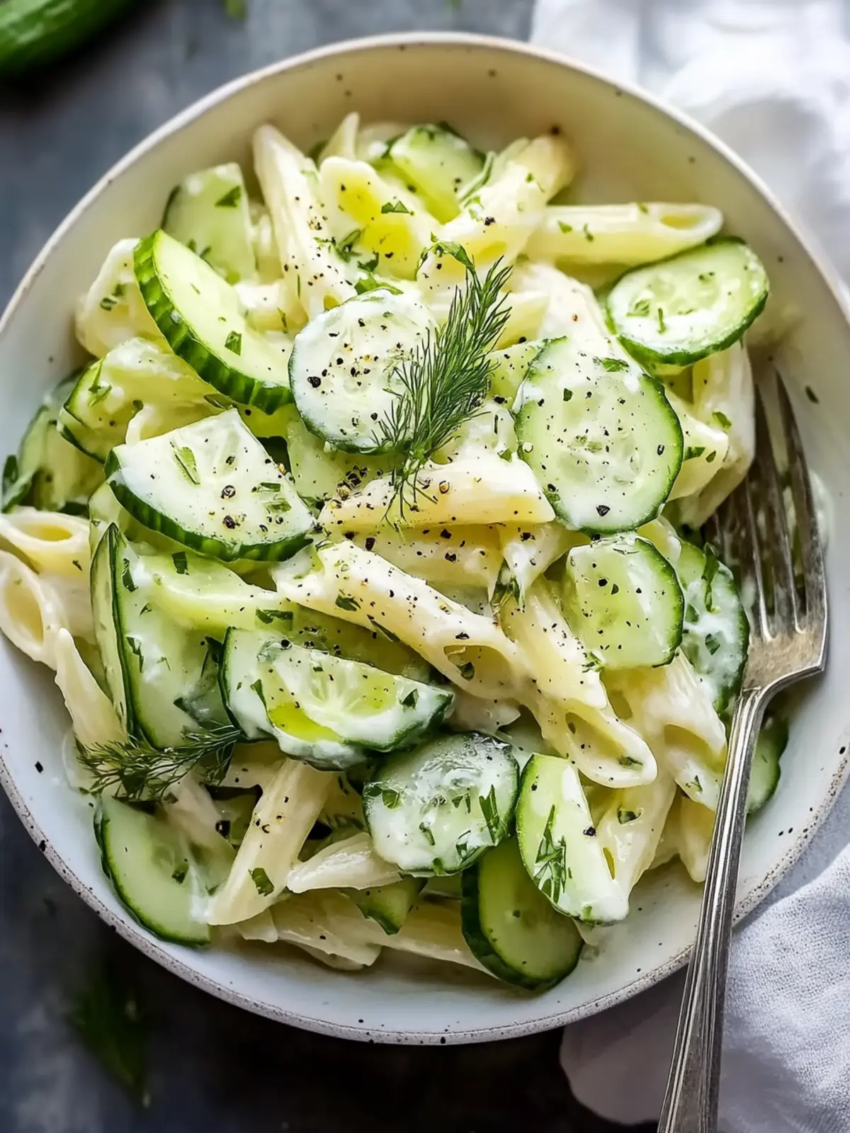 Delicious Healthy Cucumber Pasta Salad for Summer Bliss 3 Healthy Cucumber Pasta Salad