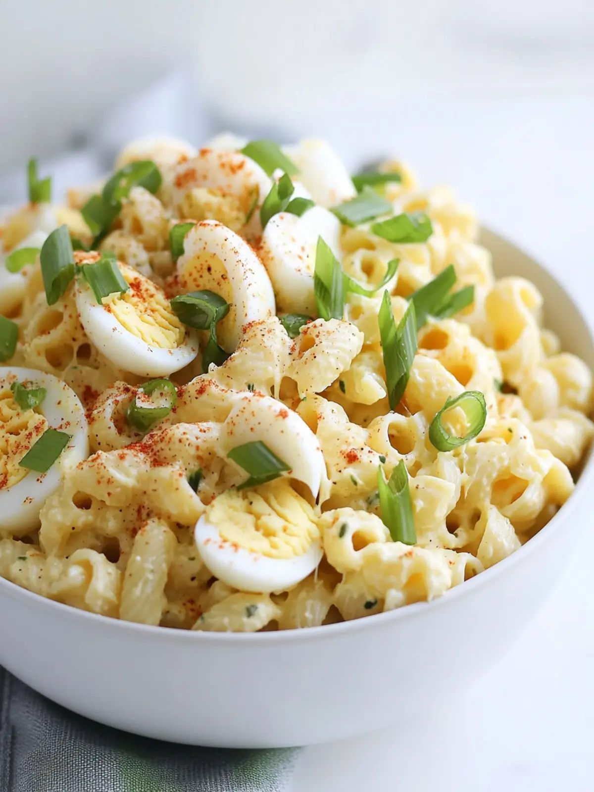 Creamy Deviled Egg Pasta Salad That Steals the Show 4 Deviled Egg Pasta Salad