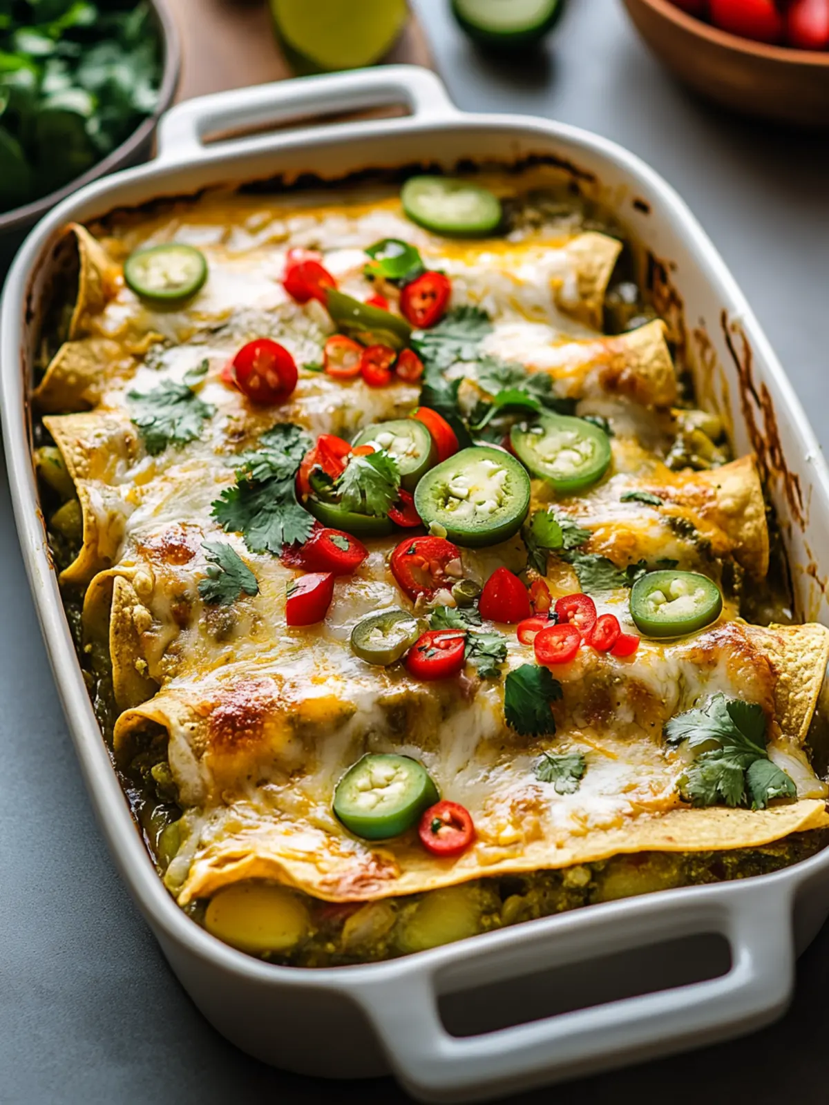 Easy Plant-Based Potato Green Chili Enchiladas for Quick Cozy Dinners 3 Easy Plant-based Potato Green Chili Enchiladas For Busy Nights