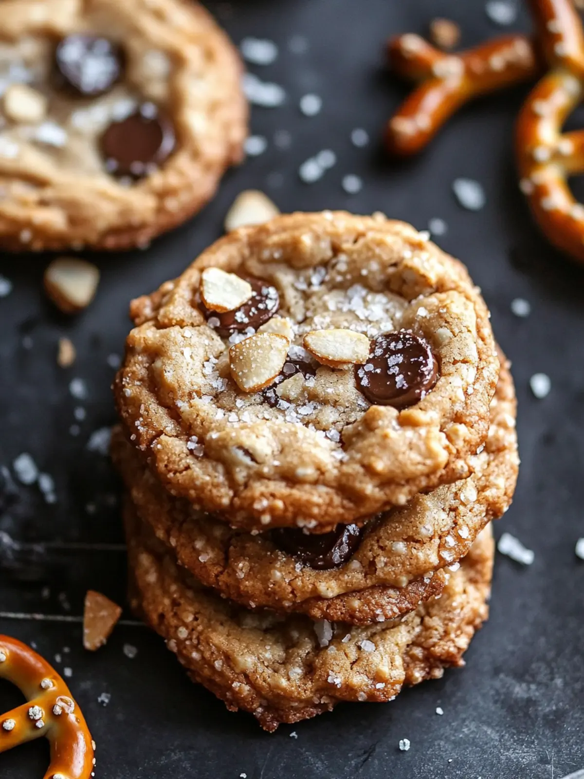 Salted Pretzel Cowboy Cookies for Irresistible Snacking Fun 2 Salted Pretzel Cowboy Cookies