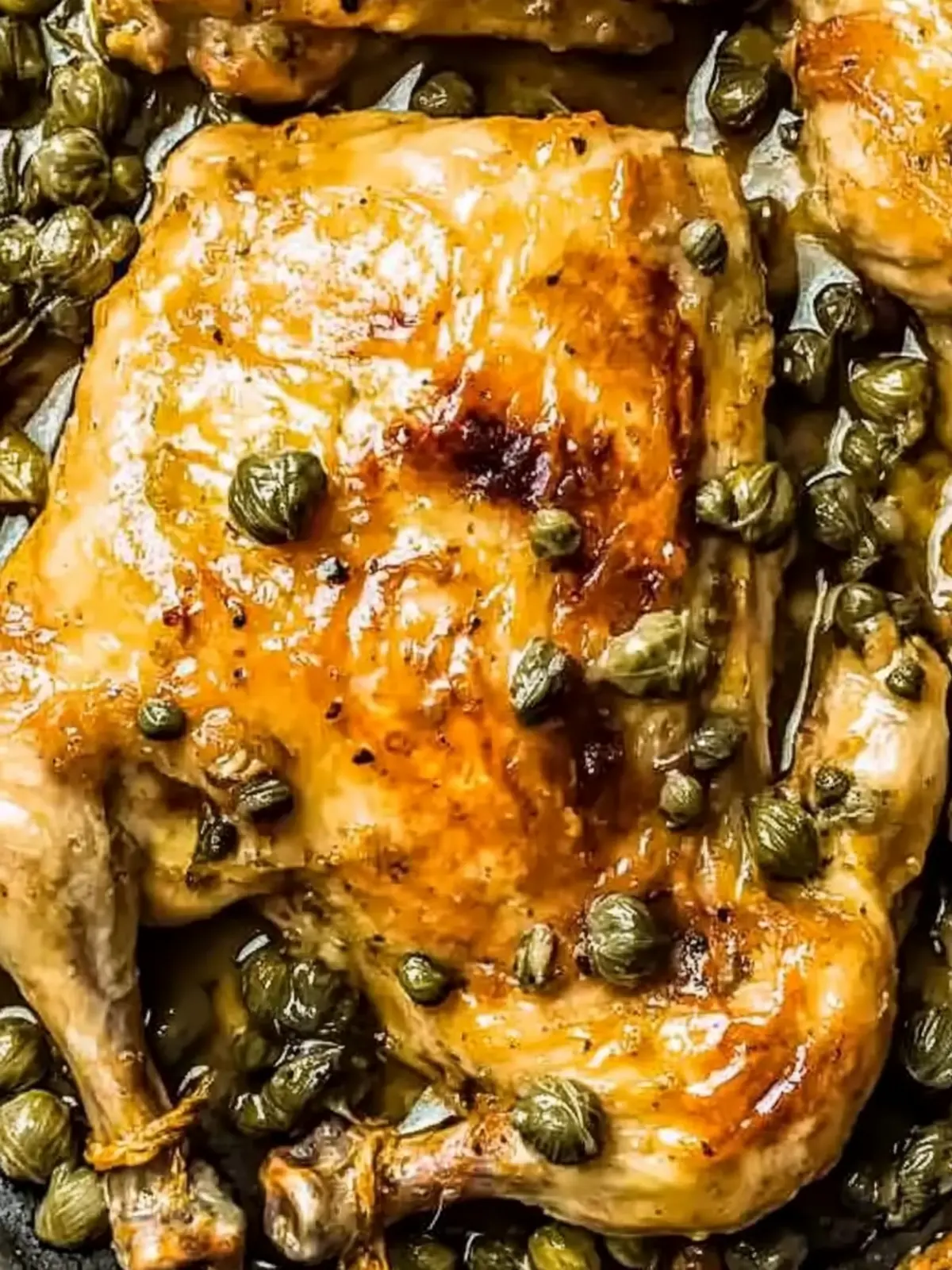 Savory Brick Chicken with Brown Butter and Capers Delight 2 Brick chicken with brown butter and capers