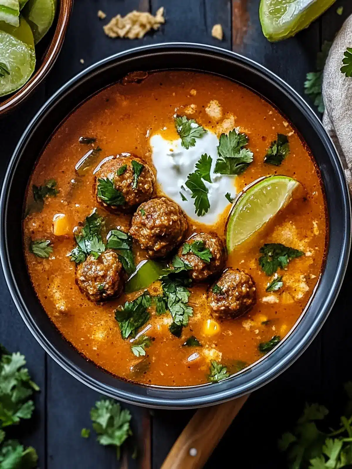 Hearty Smoky Chipotle Meatball Tortilla Soup for Cozy Nights 4 Smoky Chipotle Meatball Tortilla Soup