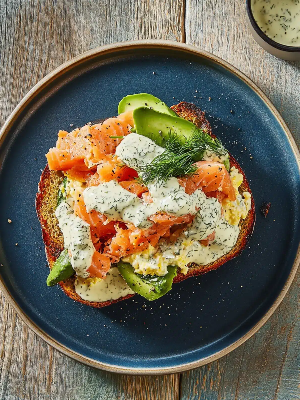 Delicious Hot-Smoked Salmon Scramble with Creamy Dill Twist 4 Hot-Smoked Salmon Scramble With Dill Cream