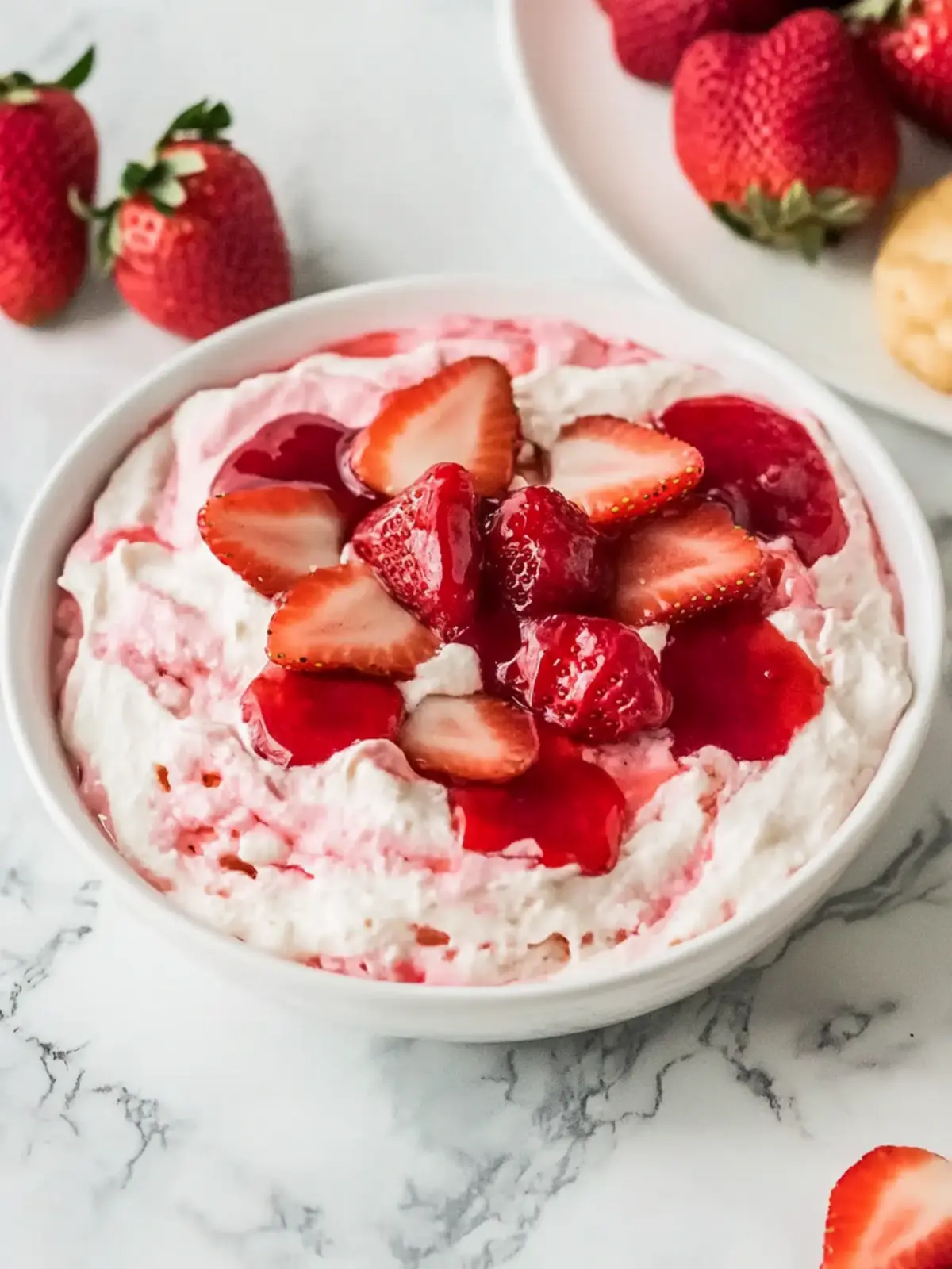 Delicious Strawberry Cheesecake Dip for Effortless Summer Treats 4 Strawberry Cheesecake Dip