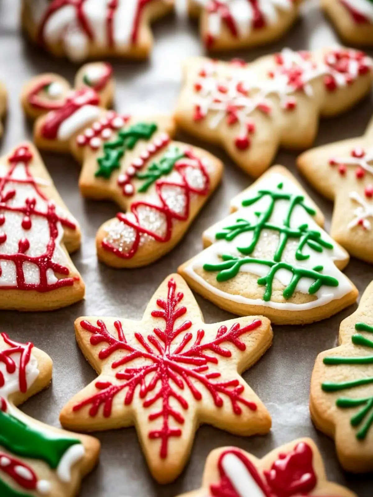 Delicious Christmas Cookies: Easy Vanilla Sugar Biscuit Recipe 3 Christmas Cookies! (Vanilla Biscuits/Sugar Cookies)